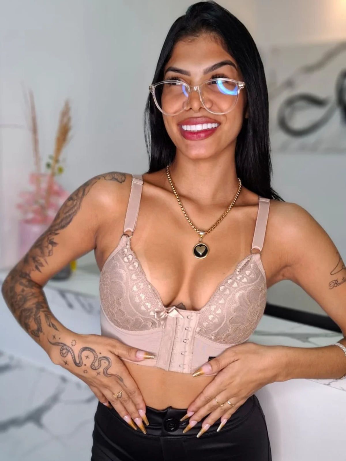 Sutiã modelador Com 4 barbatanas